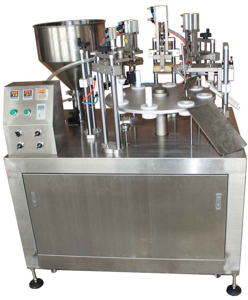 塑料軟管封尾印字機,氣動封尾機,牙膏封尾機